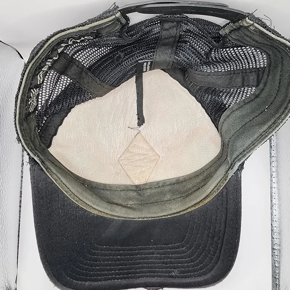 Billabong Forever Andy Irons Camo Trucker Hat Mens Snapback Mesh Cap Brown Black